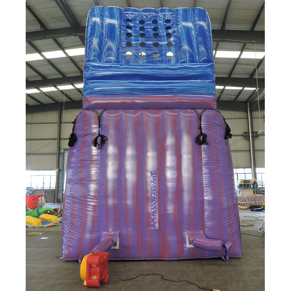 21'H Purple Slide With Pool