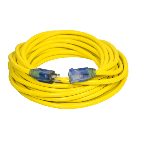 Heavy-Duty Dual Lighted Extension Cord w/ Safety CGM