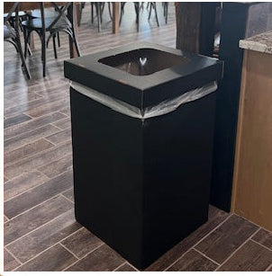 Black Ease Boxes for Events 10 pack with lids