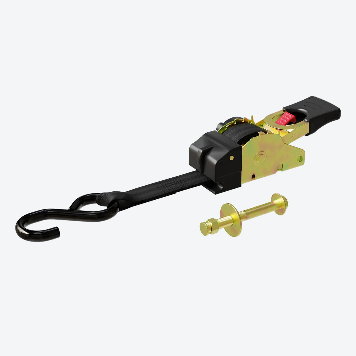 1 inch Bolt-On Retractable Ratchet Straps