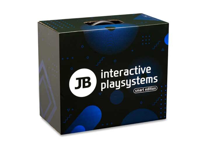 Angled view of IPS Smart Edition 10 Spots interactive inflatable game