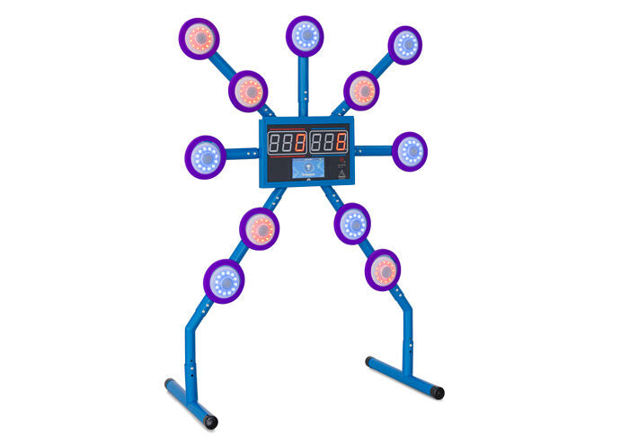 Front view of IPS Solid Reaction Frame interactive game system.