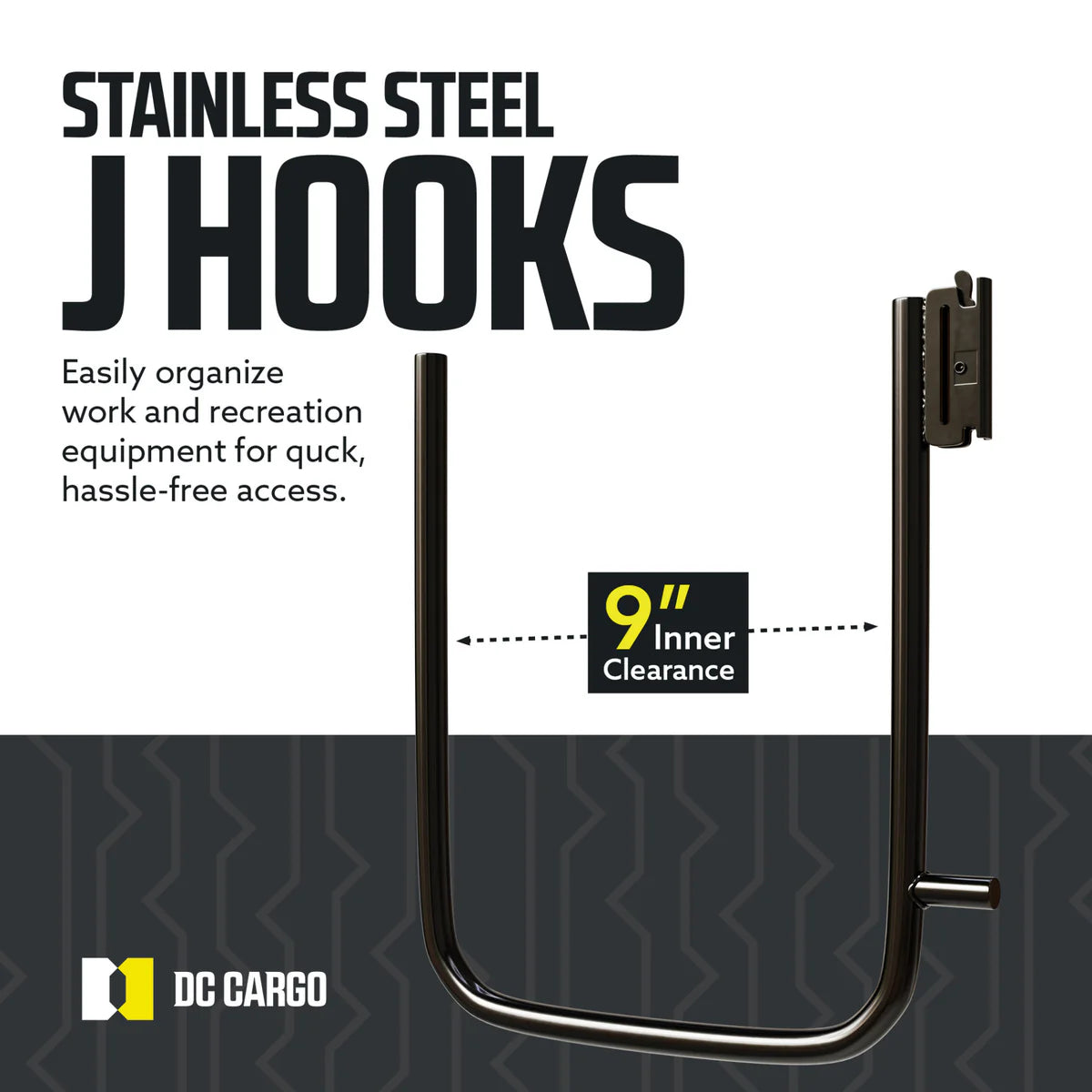 Heavy-Duty 9" E track Large U-Hanger
