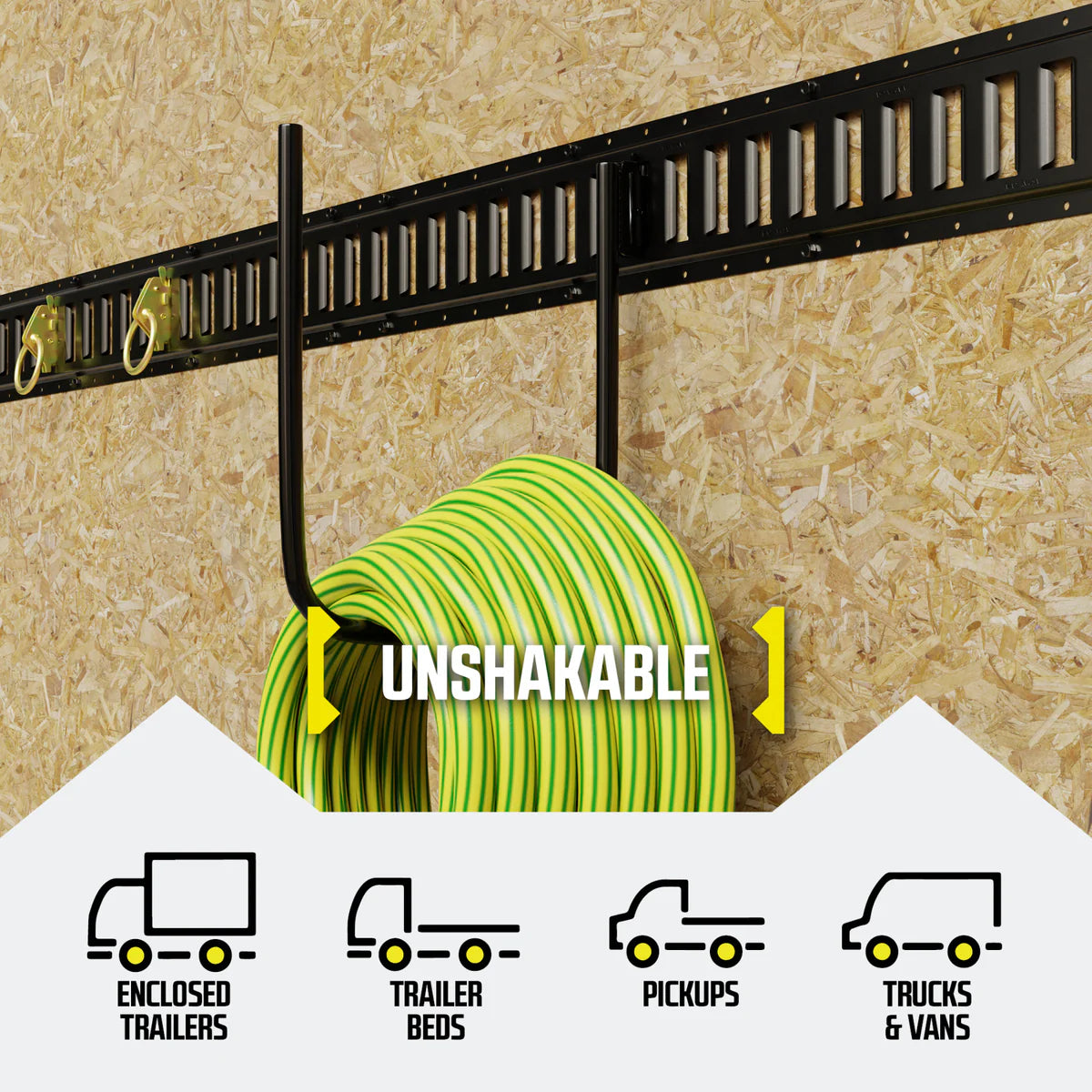 Heavy-Duty 9" E track Large U-Hanger