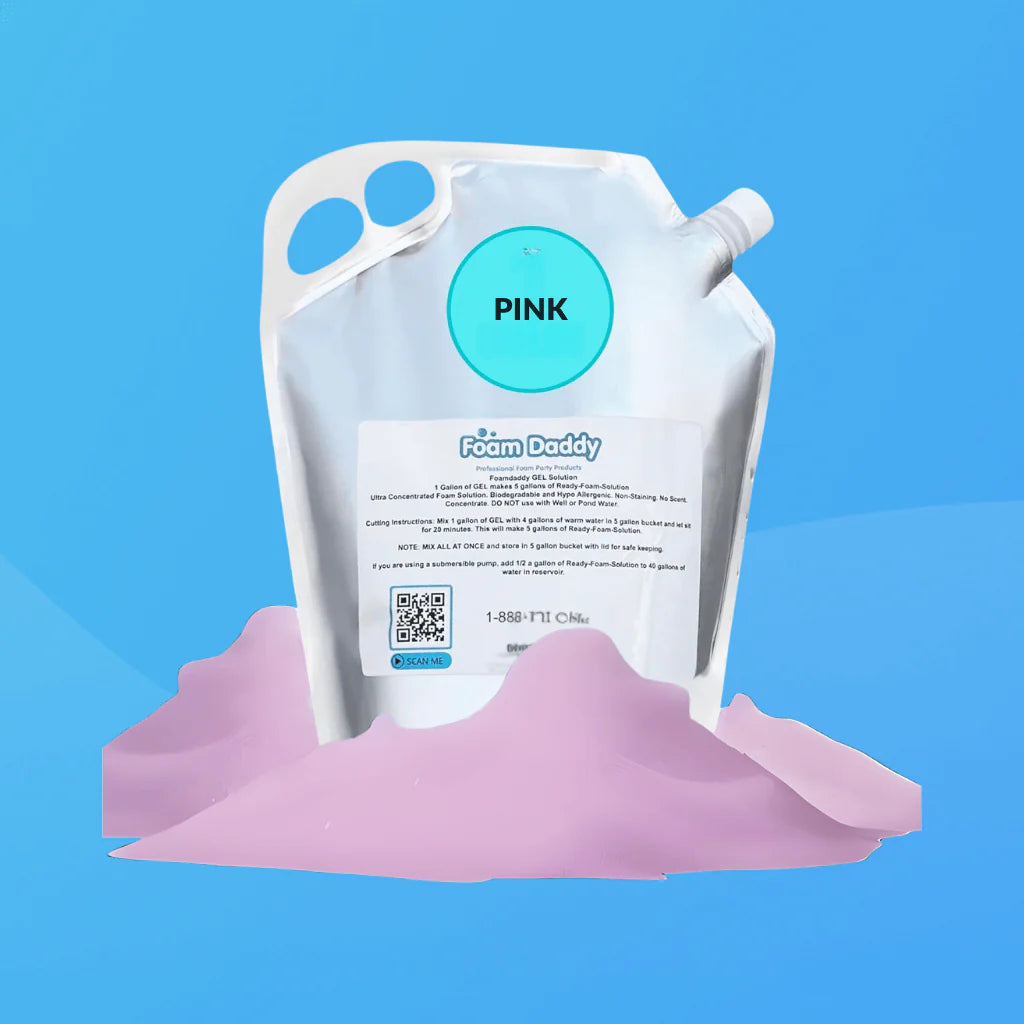 Pink Foam Coloring- Full pack (400 Gallons)