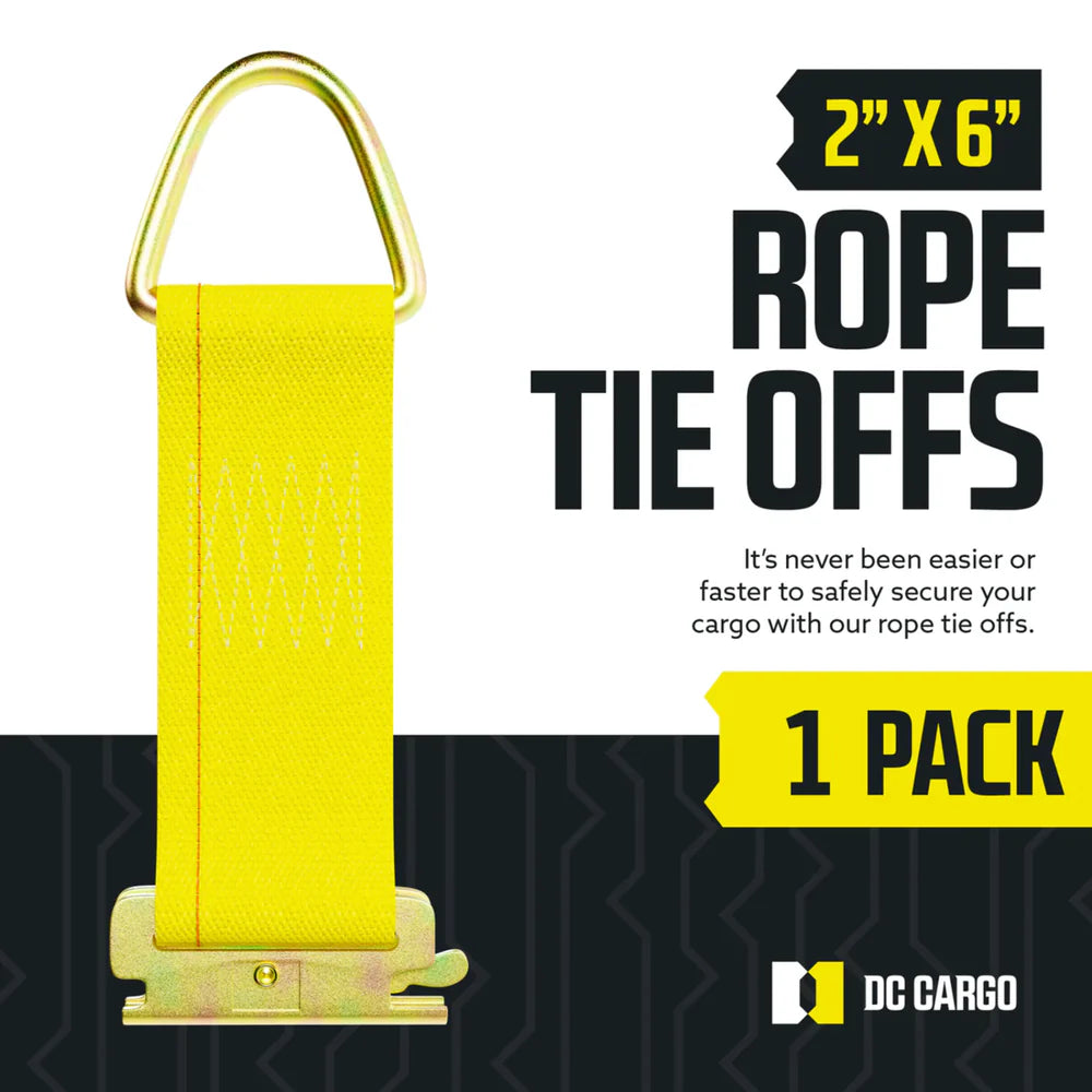 2" X 6" Rope Tie-Off With E track Fitting